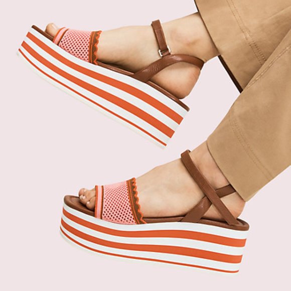 Kate Spade Wedge Sandals 🎉Host Pick🎉 - Picture 3 of 4